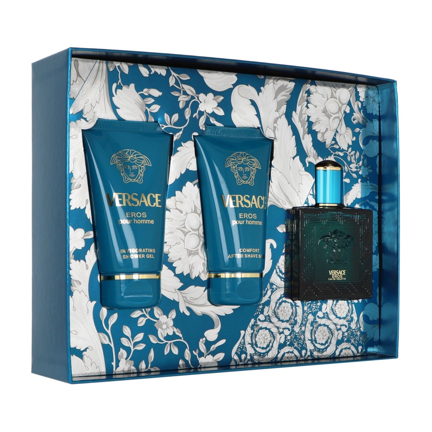 Set Versace Eros Pour Homme Edt 50ml + Duschgel 50ml + After Shave Balsam 50ml