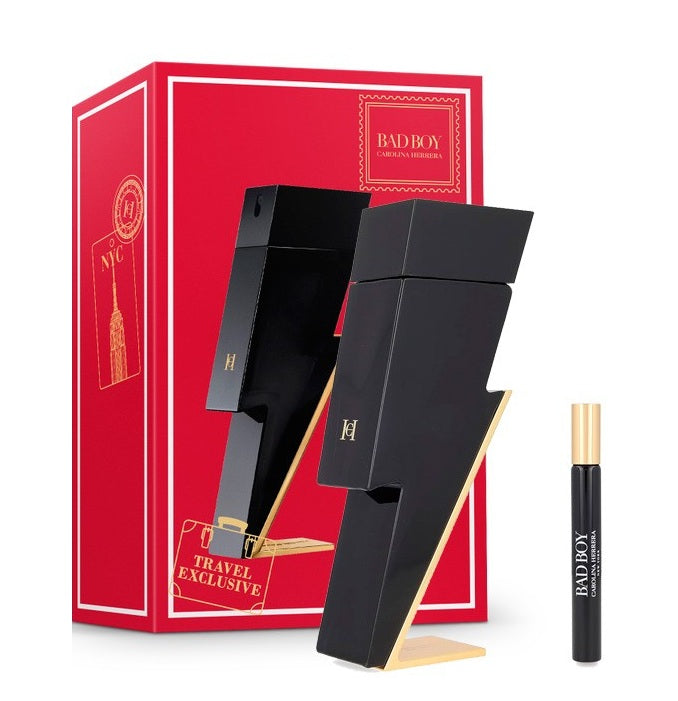 Set Carolina Herrera Bad Boy Edt 100ml + Edt 10ml