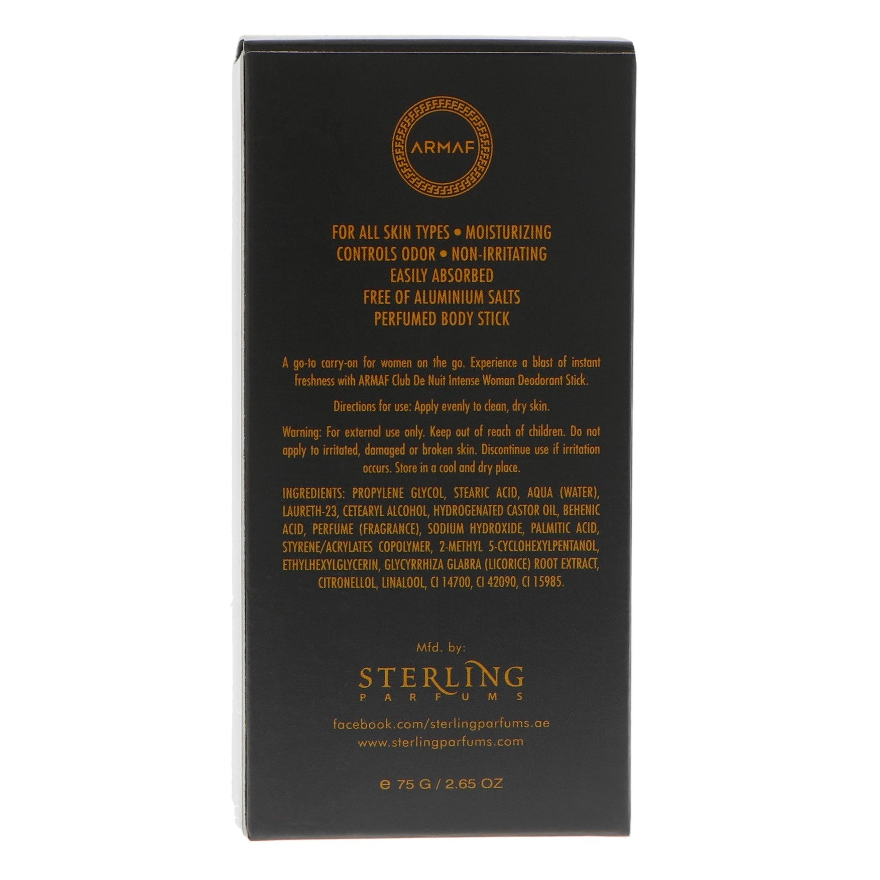 Armaf Club de Nuit Intense Woman Deostick 75g