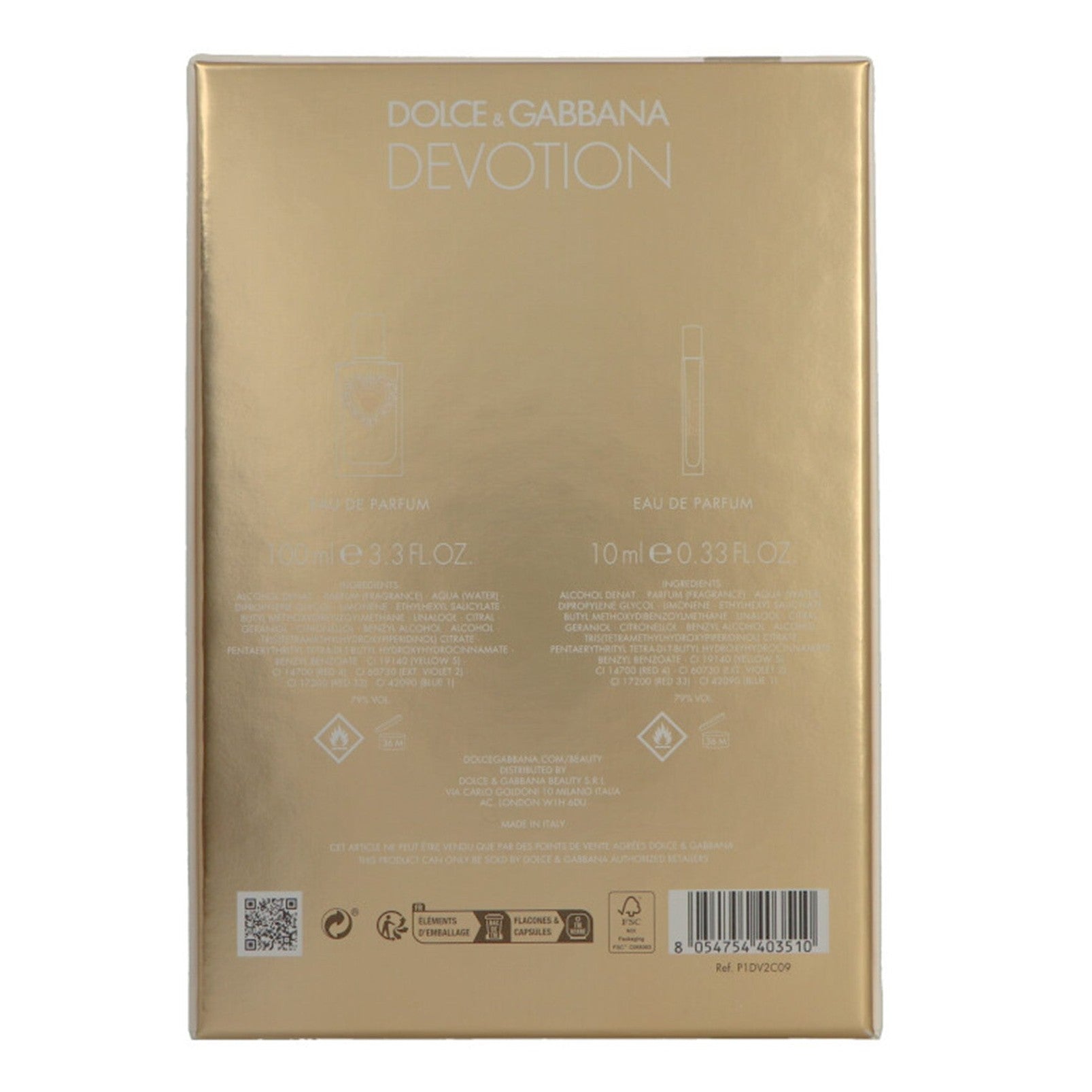 Set Dolce & Gabbana Devotion Eau de Parfum 50 ml + Eau de Parfum 10 ml