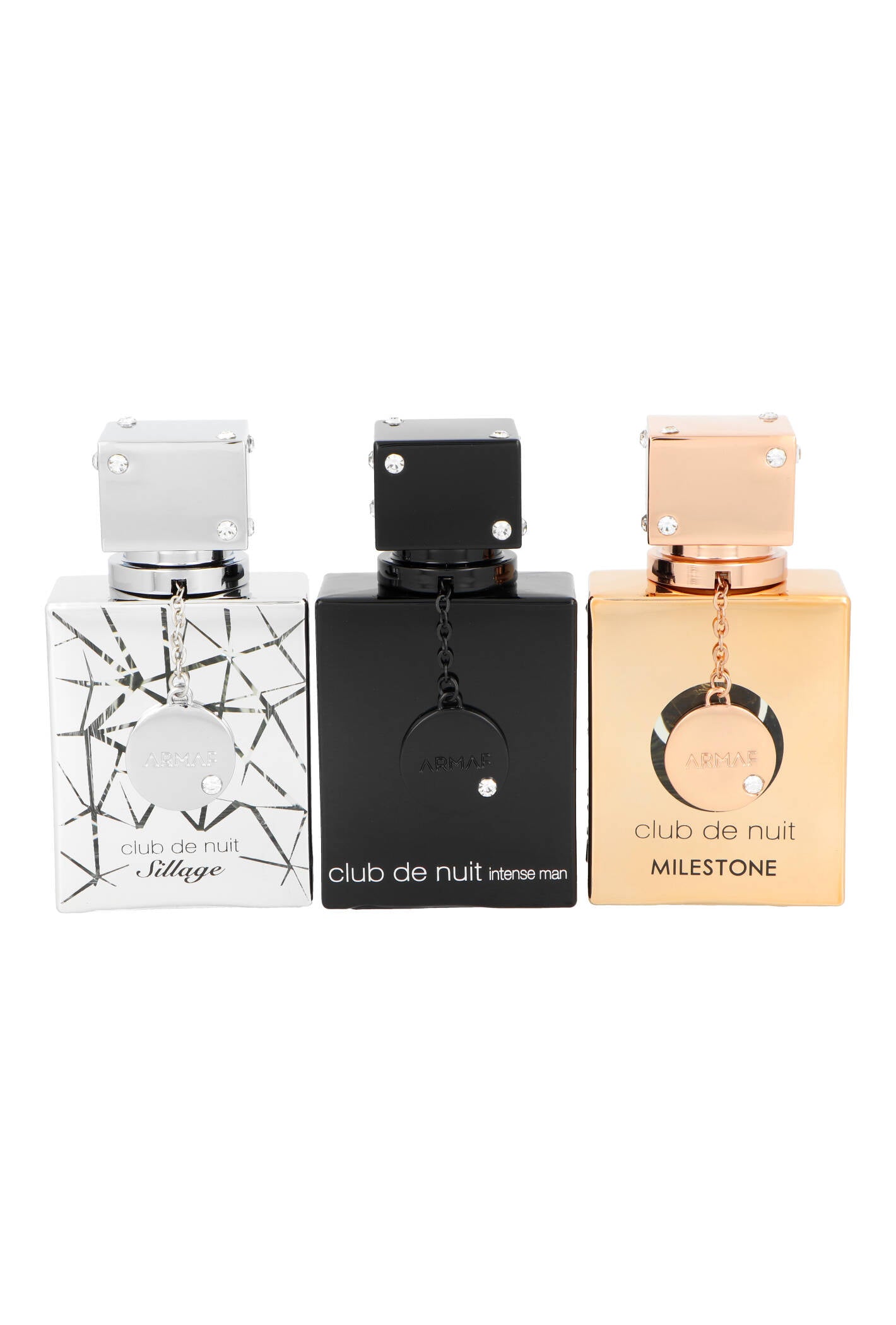 Set Armaf Club de Nuit Black Edp 3x30ml: Sillage + Milestone + Intense Man