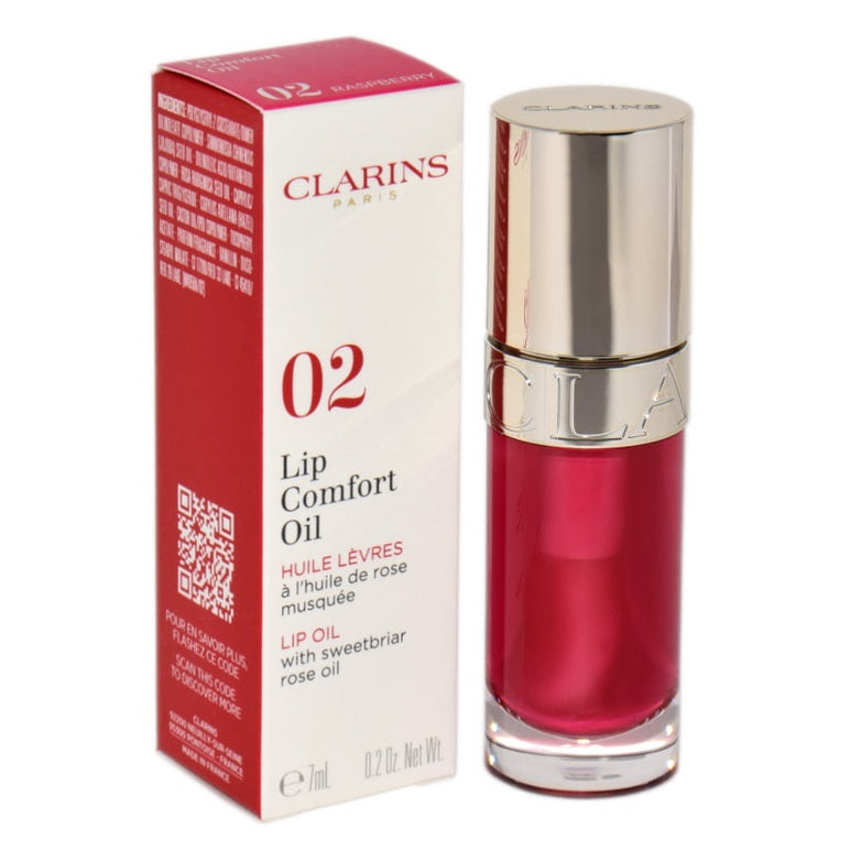 Clarins Instant Light Lip Comfort Oil 02 Raspberry 7ml