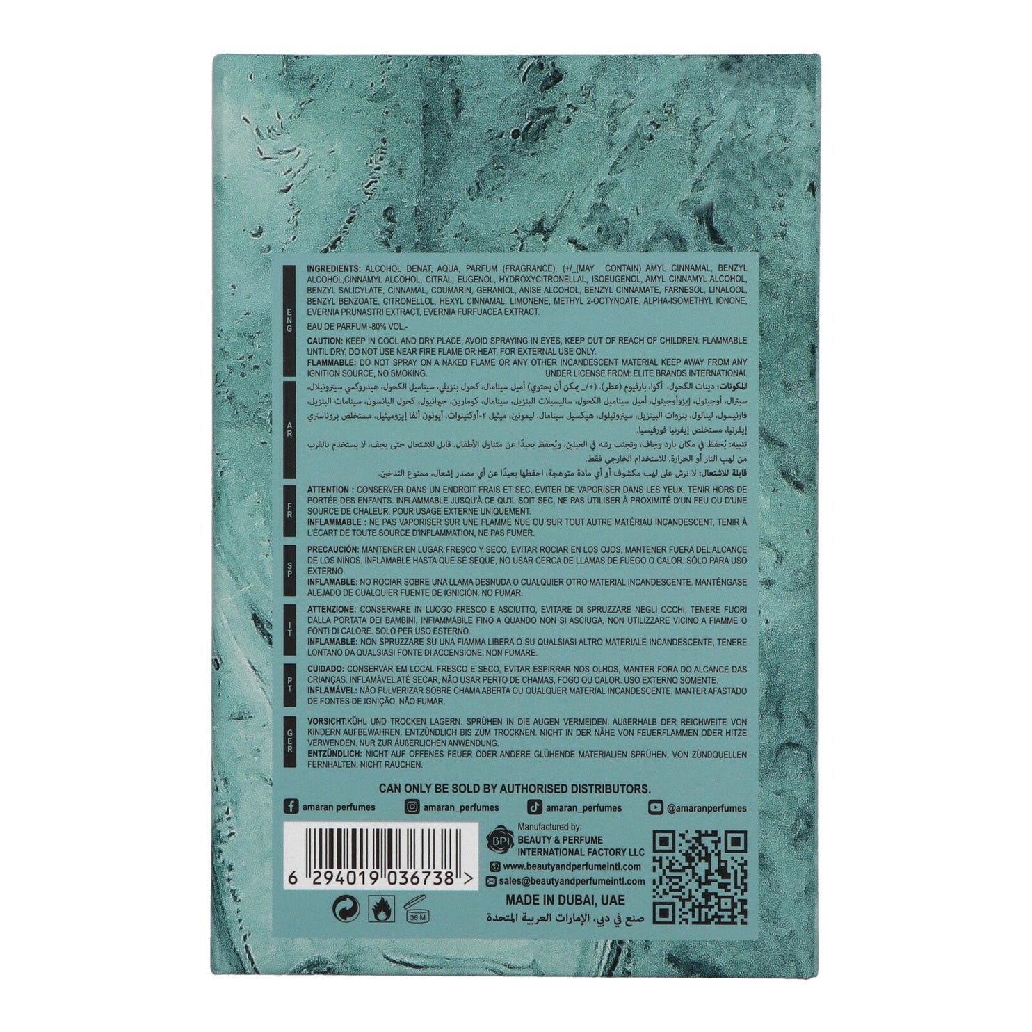 Amaran Mirage Citadel Edp 100 ml