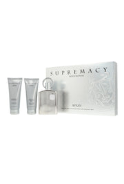 Set Afnan Supremacy Silver Edp 100ml + Shower Gel 100ml + After Shave Balm 100ml
