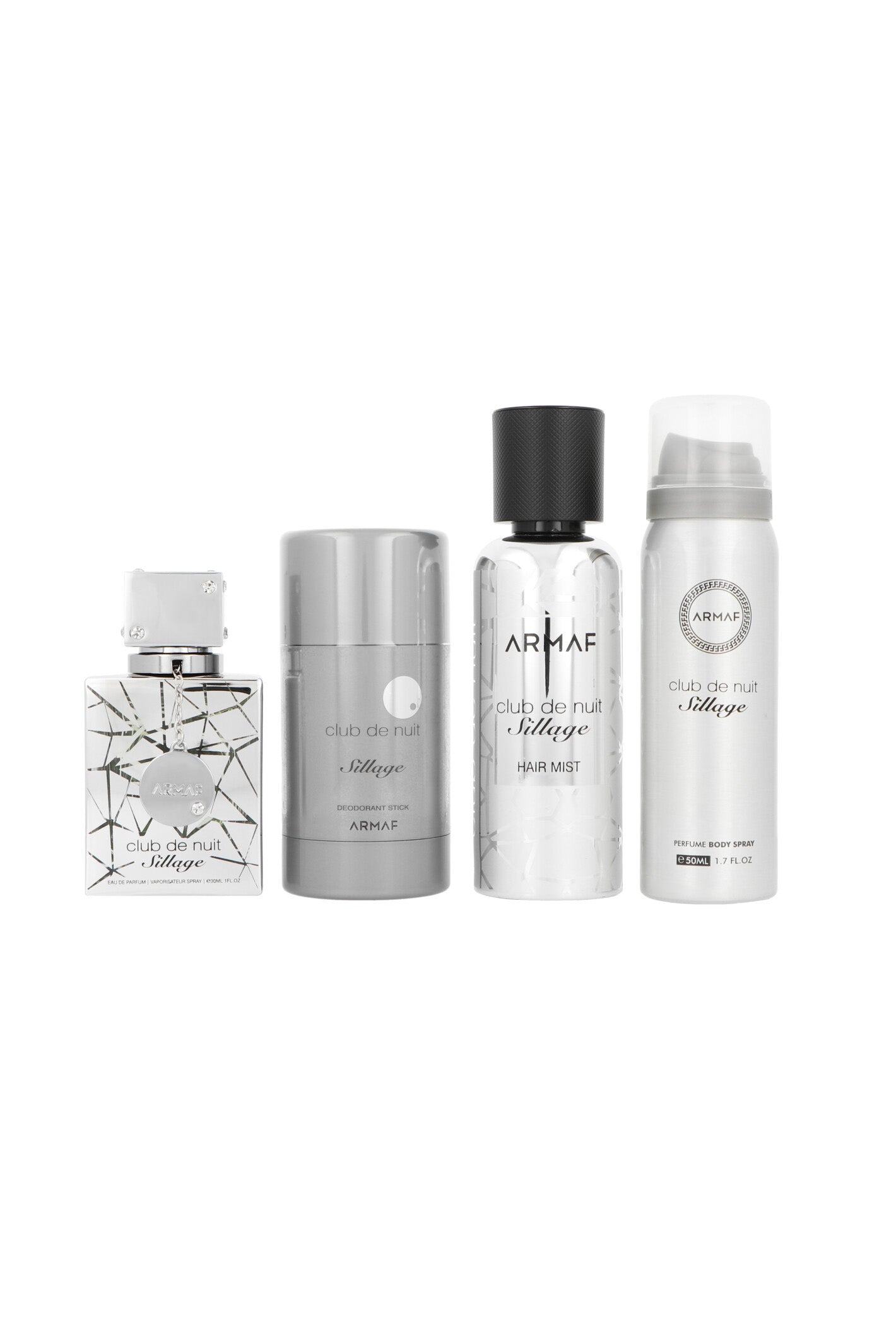 Set Armaf Club de Nuit Sillage Man Edp 30ml + Parfum-Bodyspray 50ml + Deostick 75g + Haarspray 55ml