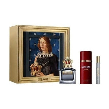 Set Jean Paul Gaultier Scandal Pour Homme Edt 100ml + Deospray 150 ml + Edt 10ml