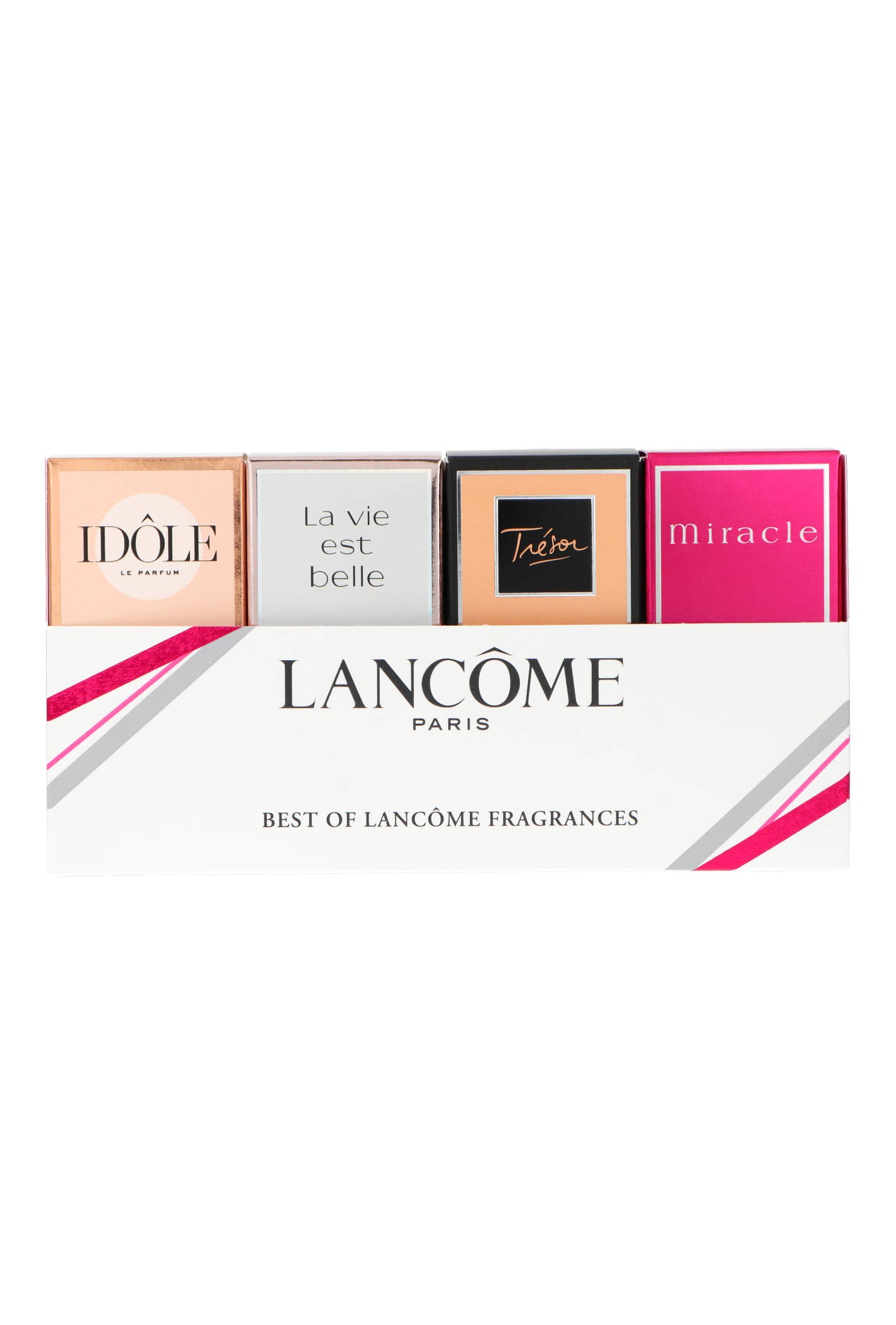 Zestaw Lancome Miniatures Best Of Lancome Fragrances: Tresor Edp 7,5ml + Idole Edp 5ml + La Vie Est Belle Edp 4ml + Miracle Edp 5ml