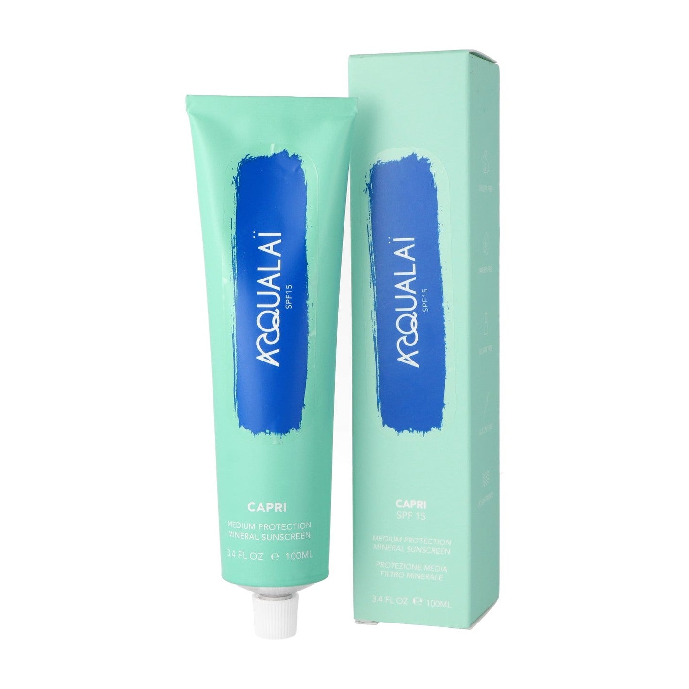 Acqualai Capri Medium Protection Mineral Sunscreen SPF15 100ml