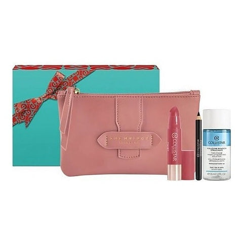 Set Collistar Unbox Your Glam Twist Balmy Gloss - Rose 216 + Mini Professional Eye Pencil 0.8g + Two-Phase Eye-Lip Make-Up Remover Solution 35ml
