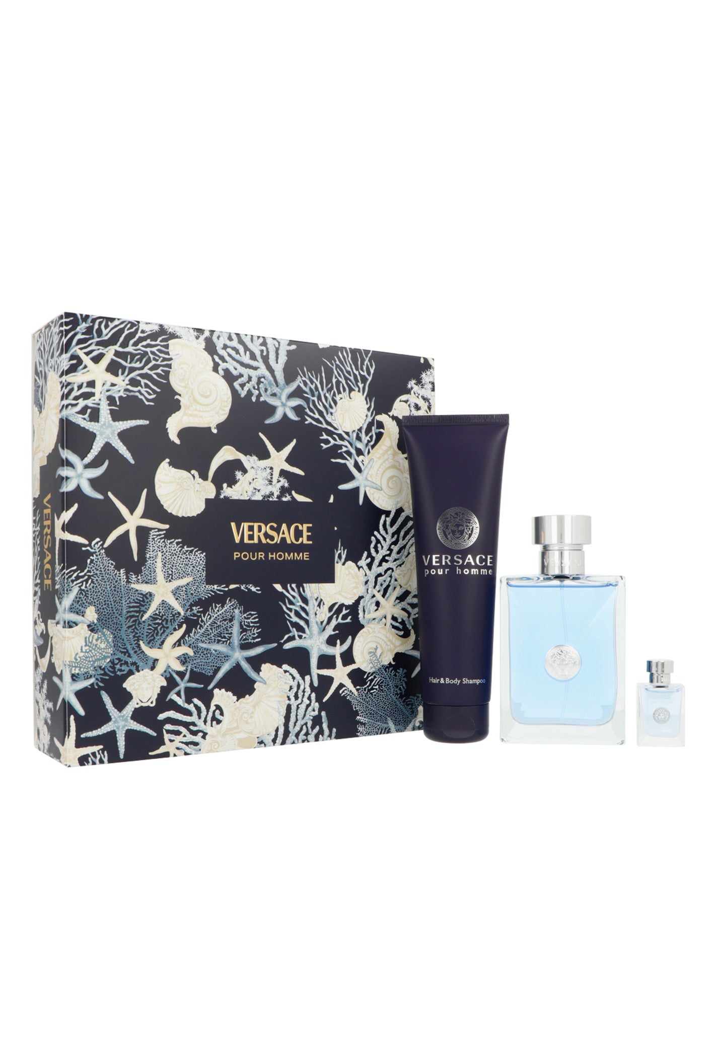 Set Versace Pour Homme Edt 100ml + Shower Gel 150ml + Edt 5ml