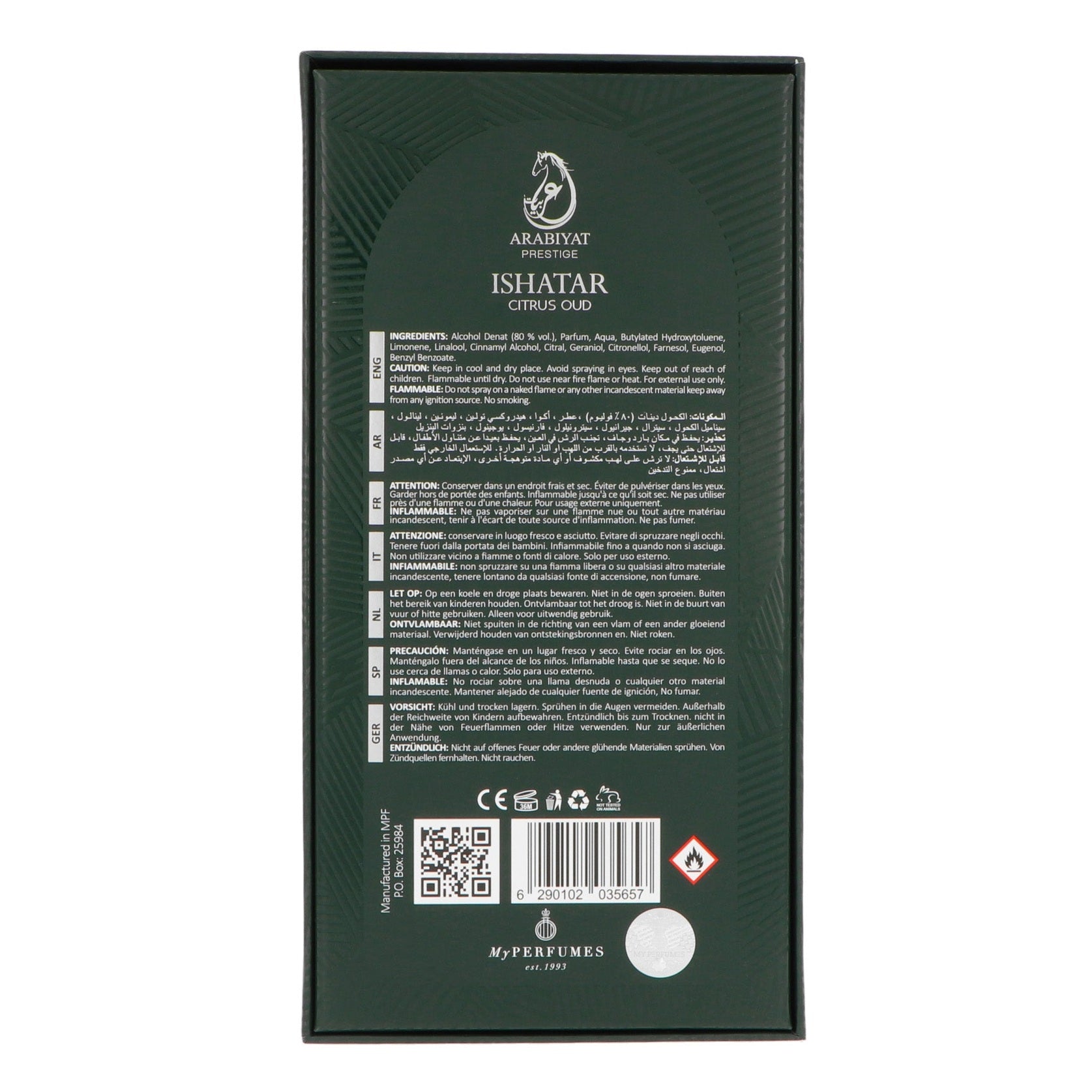 Arabiyat Prestige Ishatar Citrus Oud EdP 110 ml