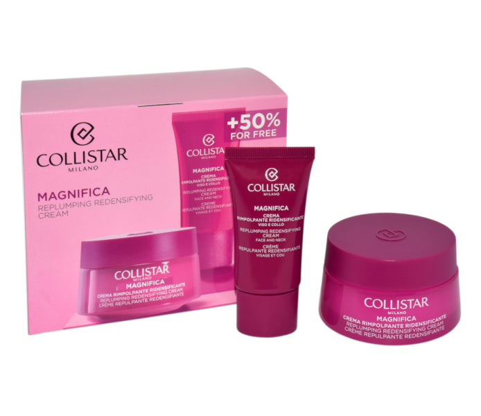 Set Collistar Magnifica Replumping Redensifying Cream 50ml + Remplumping Redensifying Cream Face And Neck 25ml
