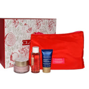 Set mit Clarins Multi-Active Tagescreme (50 ml), Multi-Active Nachtcreme (15 ml) und Mizellenwasser (50 ml)