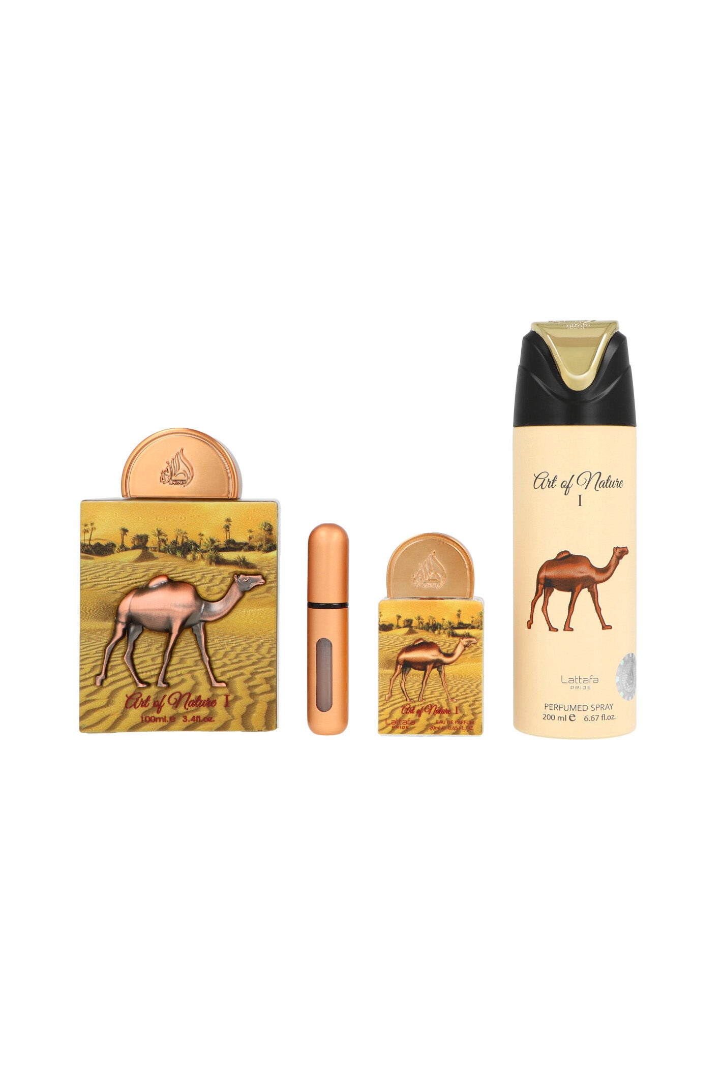 Set Lattafa Art Of Nature I Edp 100ml + Edp 20ml + Deodorant 200ml