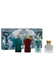 Zestaw Jean Paul Gaultier Miniatures Collection: Le Male Edt 7ml + Le Beau Edt 7ml + Scandal For Him Edt 7ml + Le Male Elixir Parfum 7ml