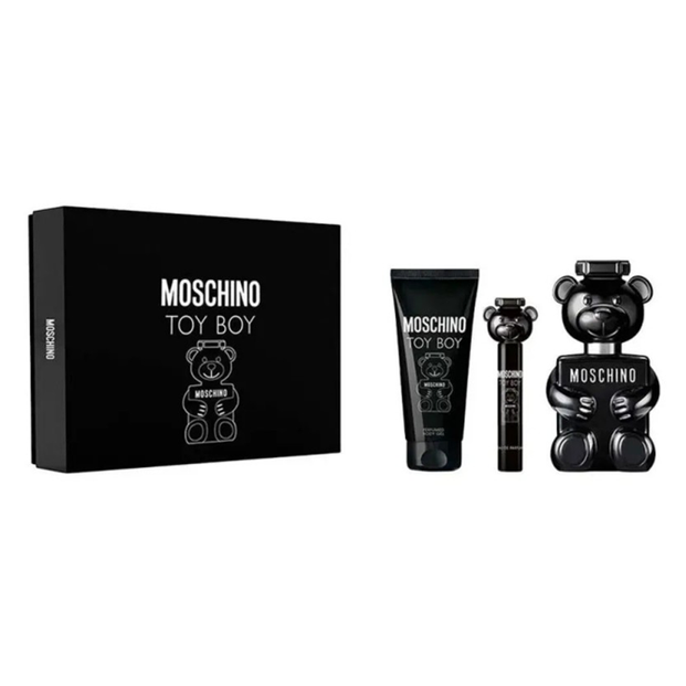 Set Moschino Toy Boy Edp 100ml + Body Lotion 100ml + Edp 10ml