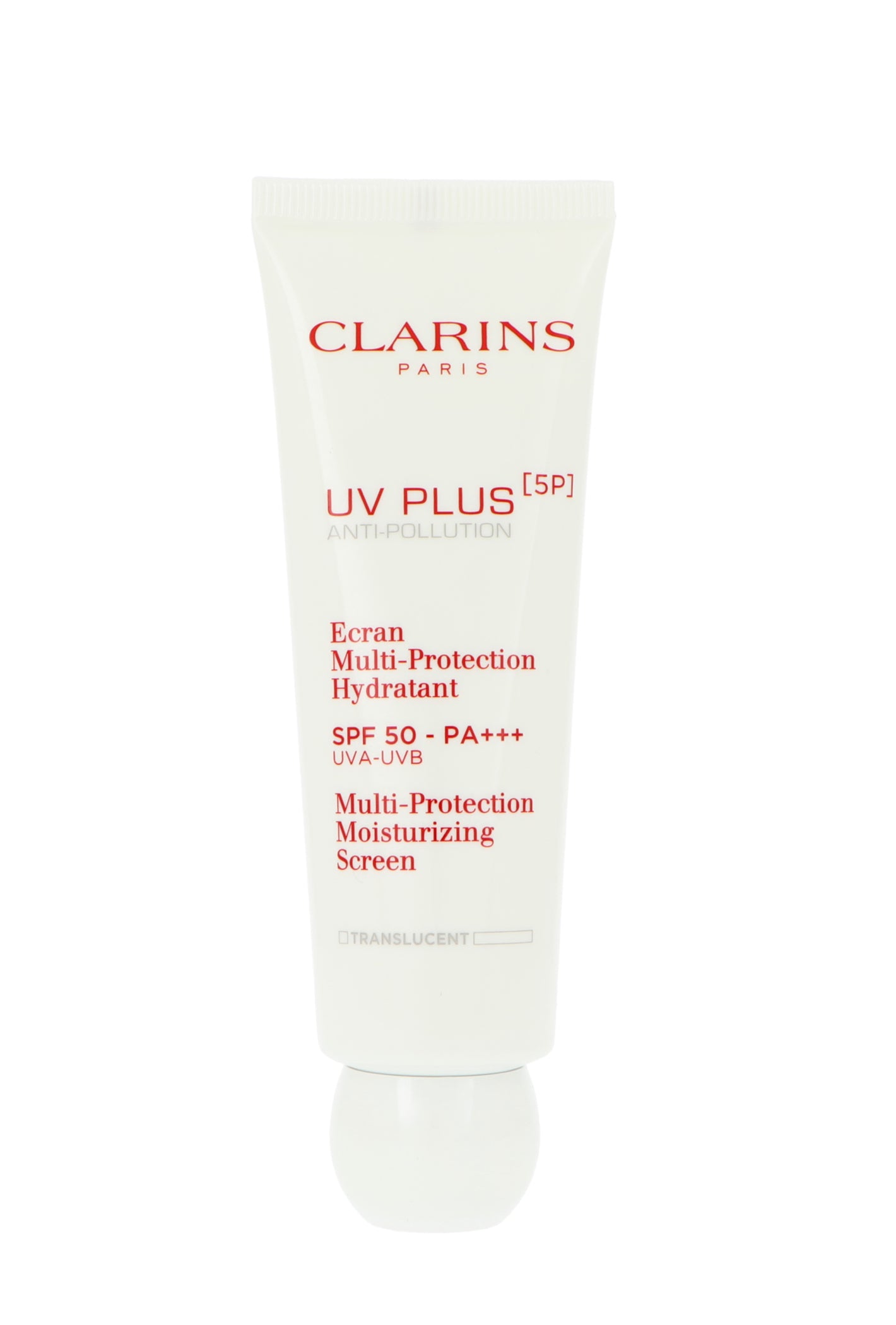 Clarins UV Plus Anti-Pollution Multi-Protection Feuchtigkeitsspendende Sonnencreme LSF 50 Transparent 50 ml
