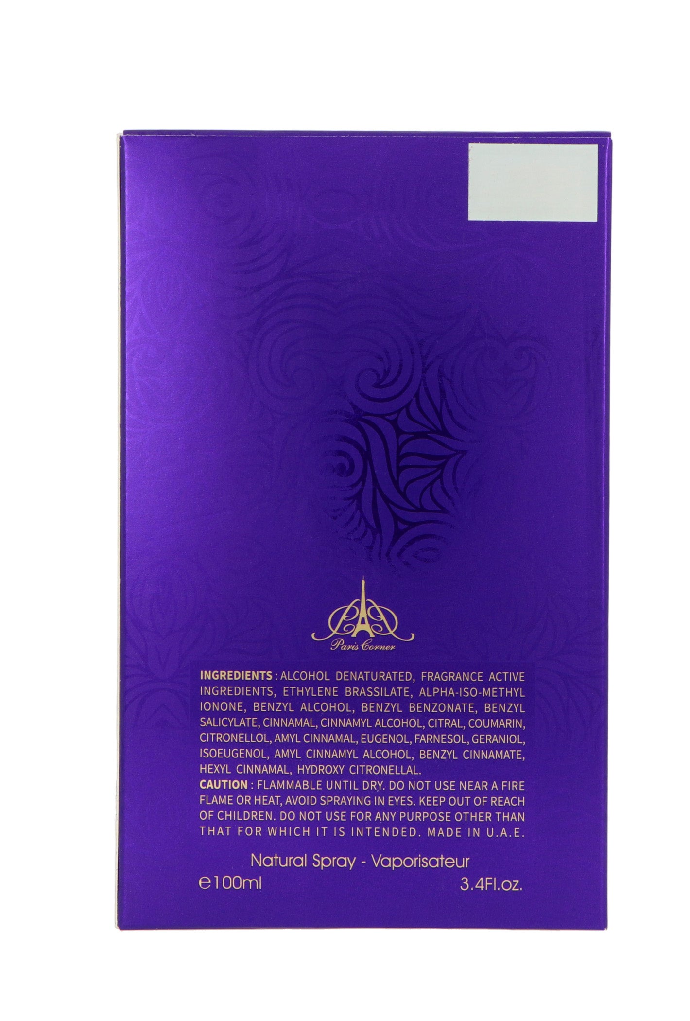 Paris Corner Emir Voux Violette Edp 100ml