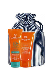 Set Collistar Active Protection Sonnencreme LSF 50 + 100 ml + After-Sun-Duschgel/Shampoo 150 ml + Kosmetiktasche