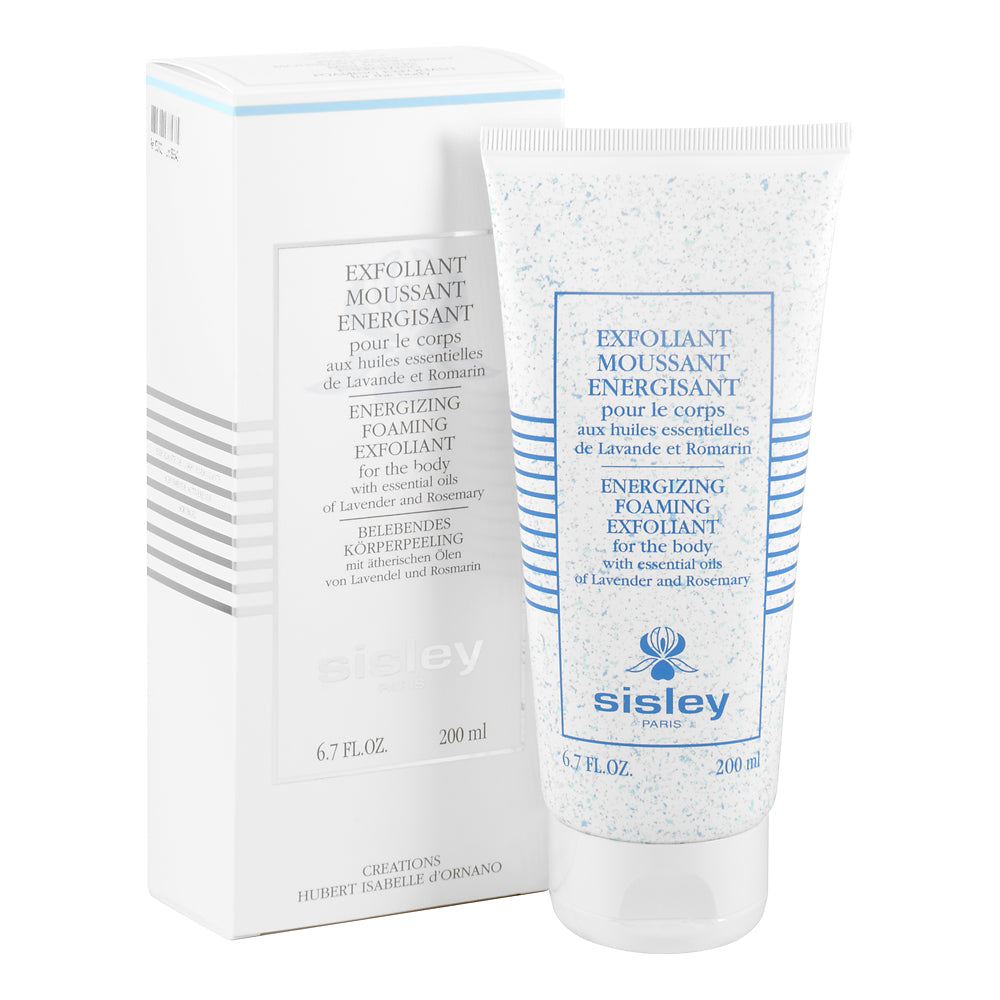 Sisley Exfoliant Moussant Énergisant Belebendes Schaumpeeling für den Körper mit ätherischen Ölen aus Lavendel und Rosmarin 200ml