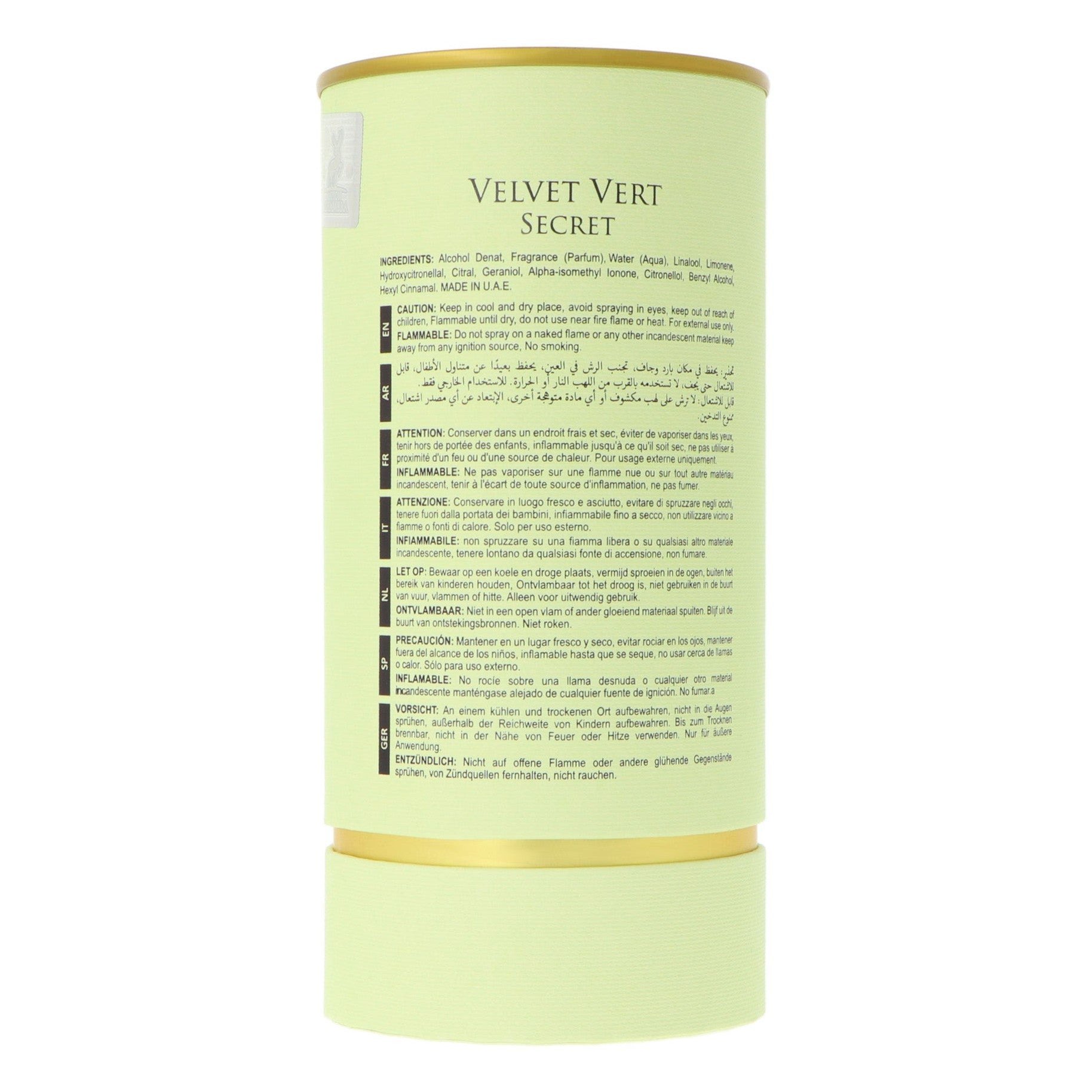 Maison Alhambra Chic Velvet Vert Secret Edp 100ml