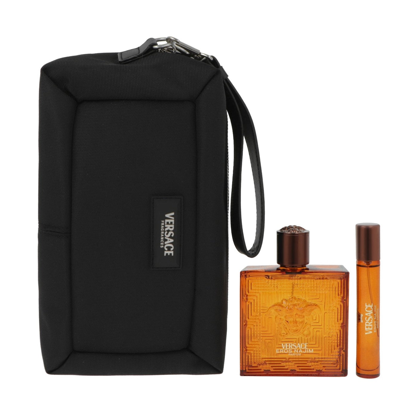 Set Versace Eros Najim Parfum 100ml + Parfum 10ml + Pouch