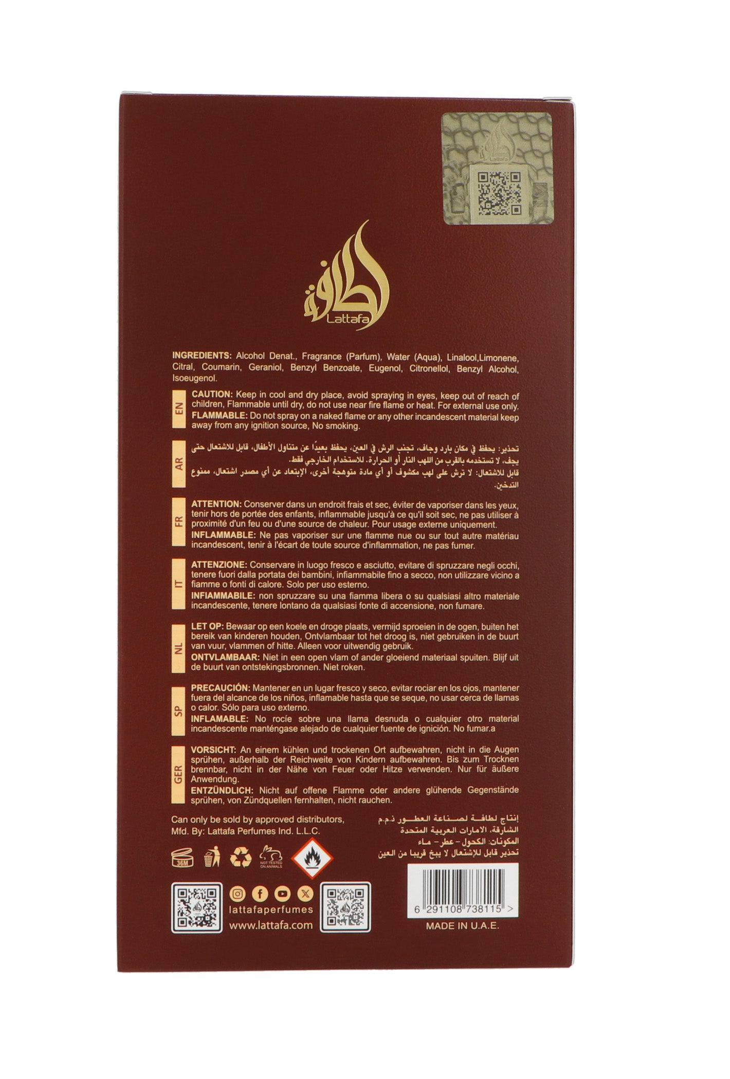 Lattafa Pride Eternal Oud Edp 100ml