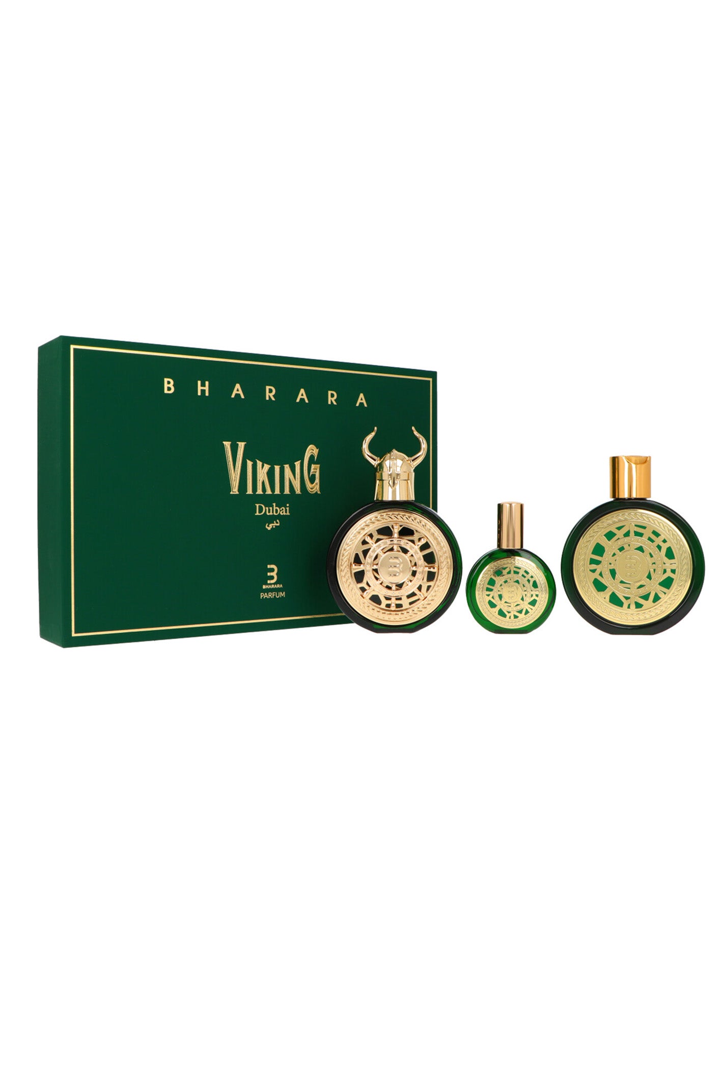 Set Bharara Viking Dubai Edp 100ml + Parfum 30ml + Body Lotion 180ml