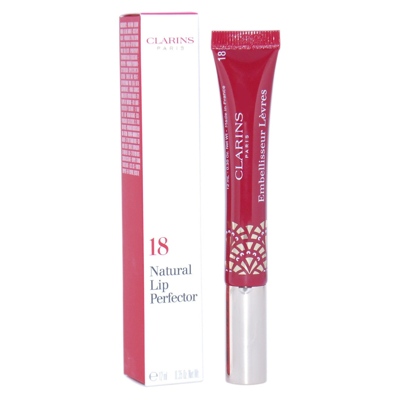Clarins Instant Light Natural Lip Perfector 18 Intense Garnet 12ml