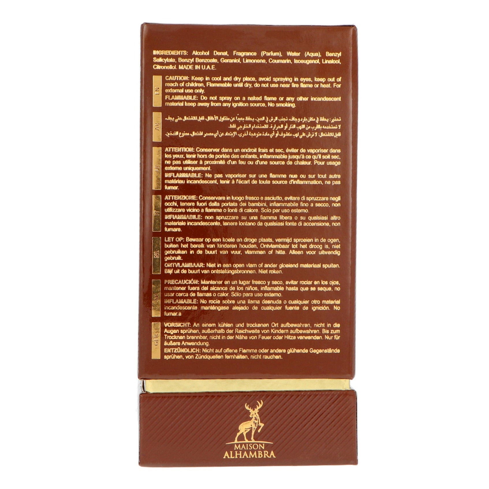 Maison Alhambra Mysterious Amber Edp 80ml