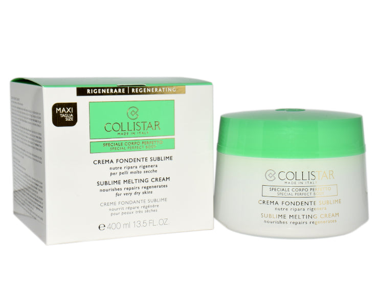 Collistar Sublime Dark Creme mit italienischem Haselnussöl für sehr trockene Haut, 400 ml Maxi-Größe