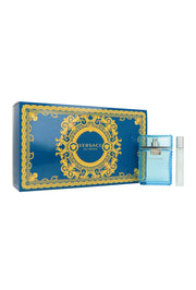 Set Versace Man Eau Fraiche Edt 100ml + Edt 10ml + Pouch