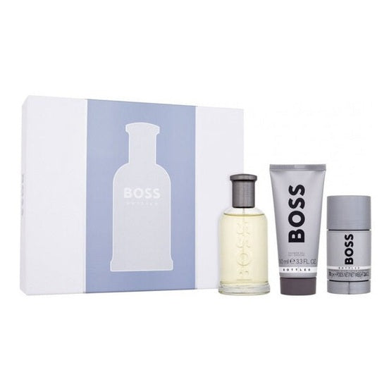 Set Hugo Boss Bottled Edt 100ml + Shower Gel 100ml + Deostick 75ml
