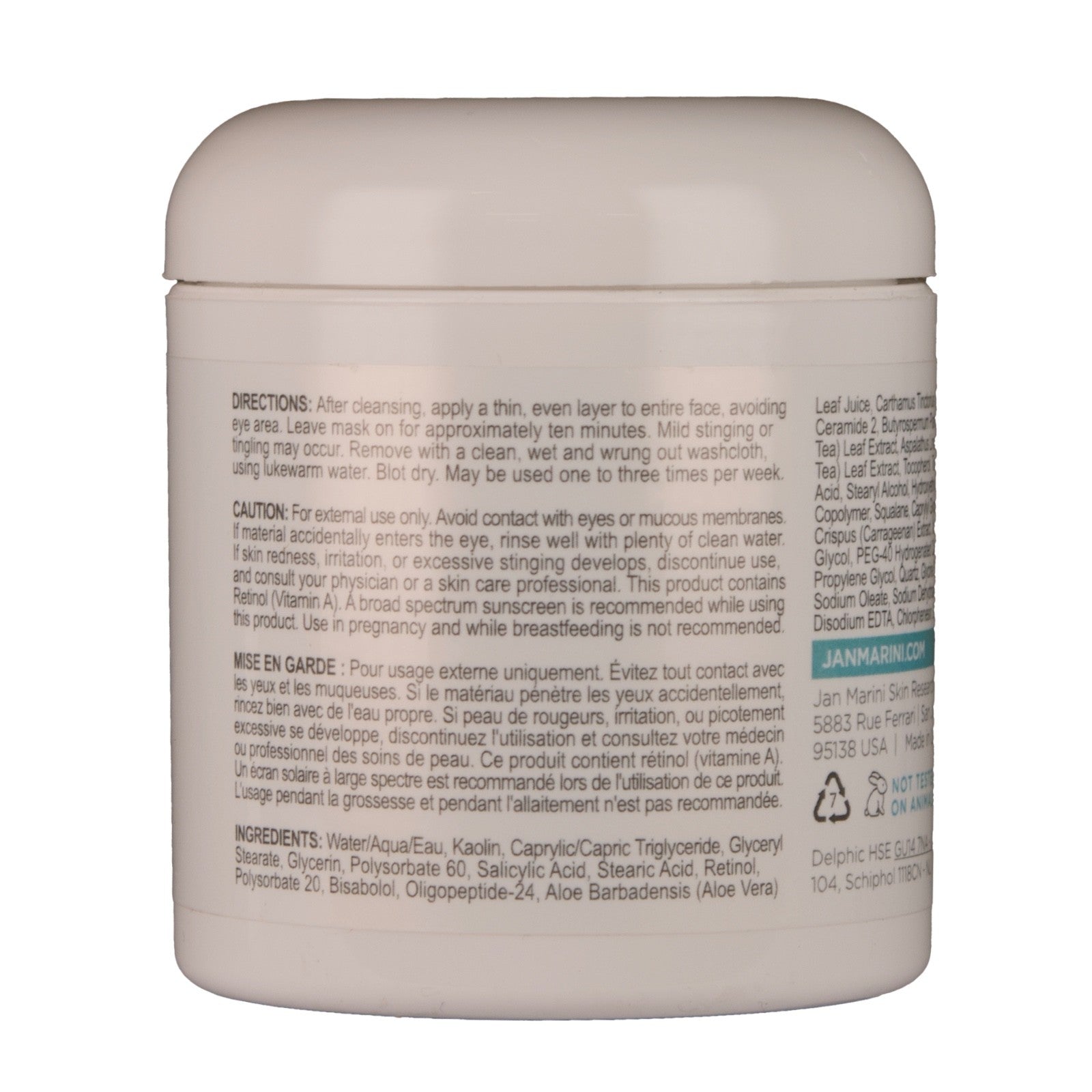 Jan Marini Professional Retinol Plus Maske 177ml