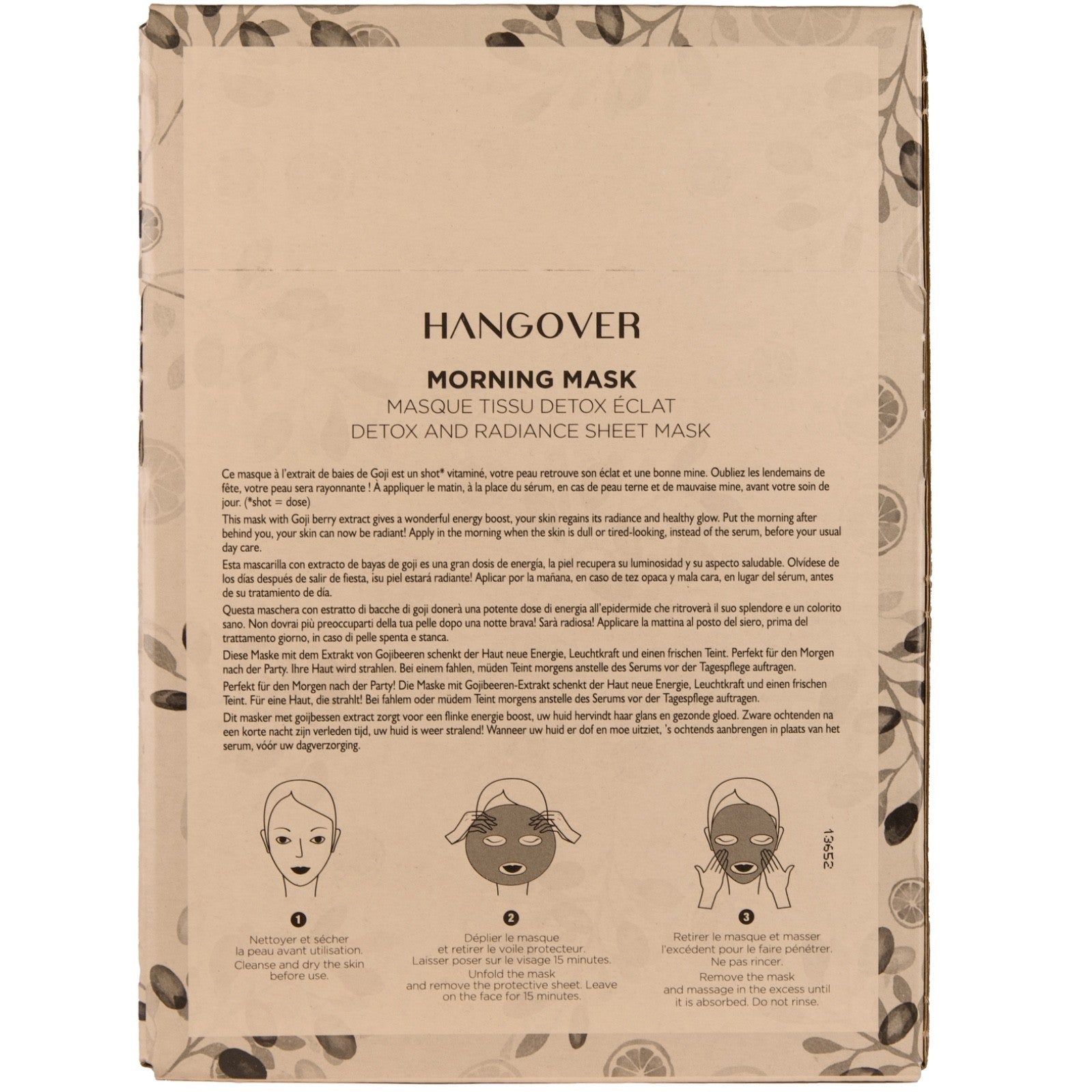 Payot Masques Hangover Box 15x19ml