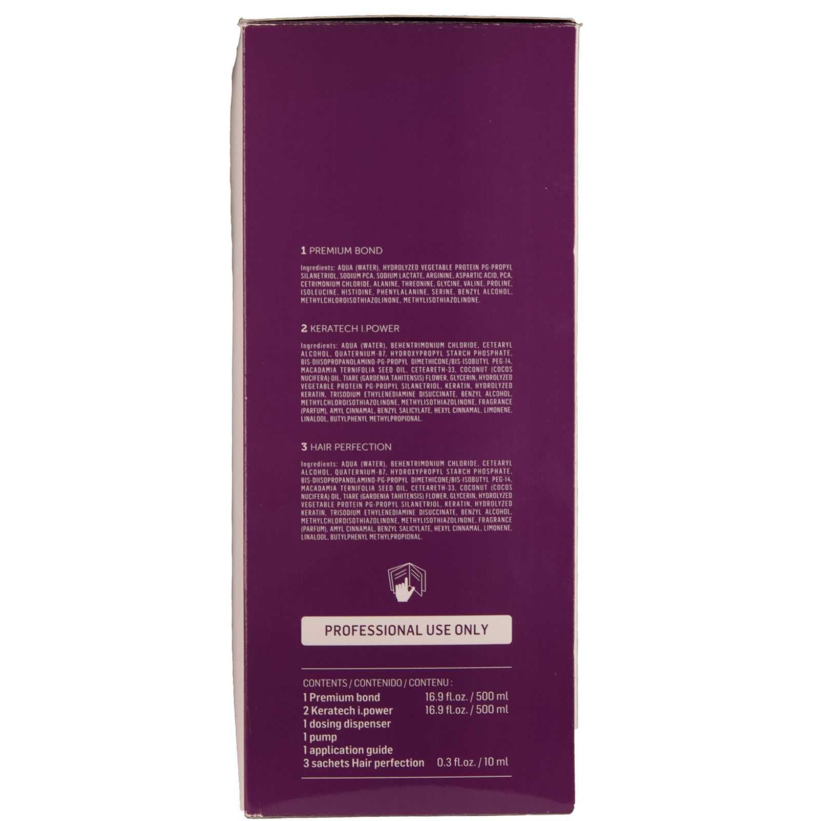 Lakme I.Plex Haarreparaturset 500 ml + Keratech I.Power 500 ml + Haarperfektionierung 3 x 10 ml