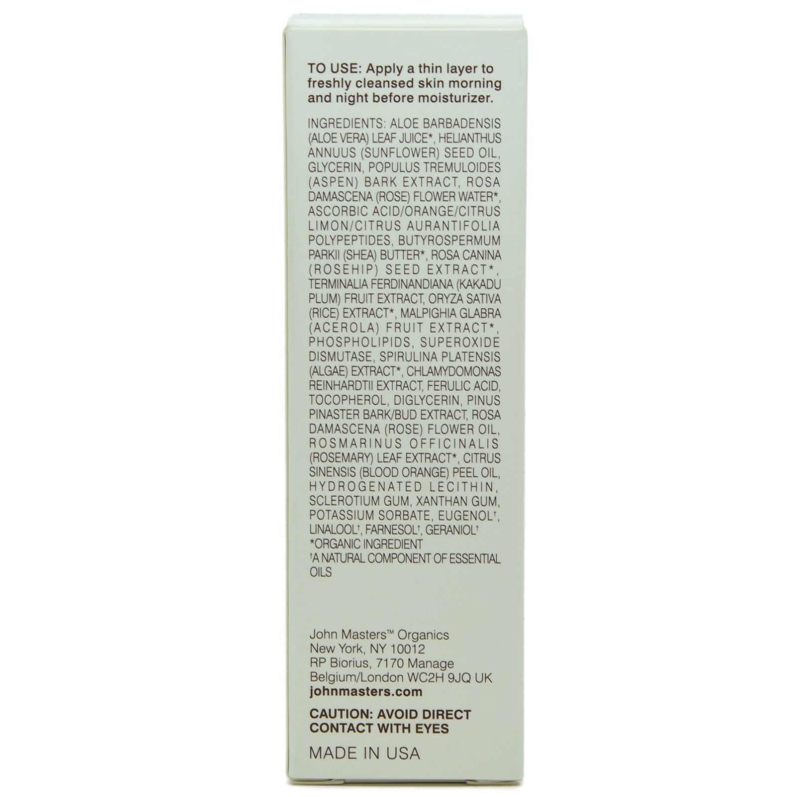 John Masters Organics Vitamin C Face Serum 30ml