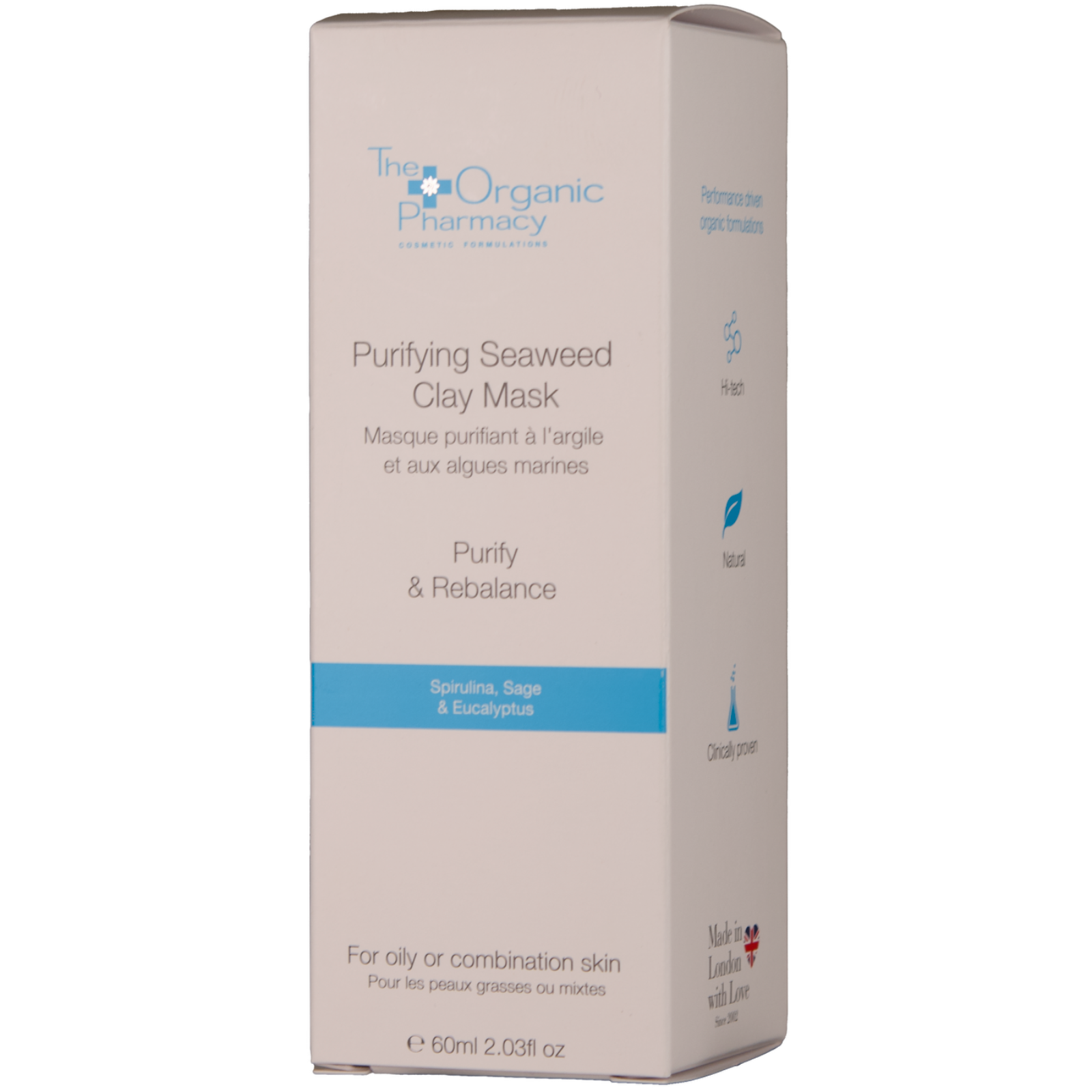 The Organic Pharmacy Reinigende Algen-Tonmaske 60 ml