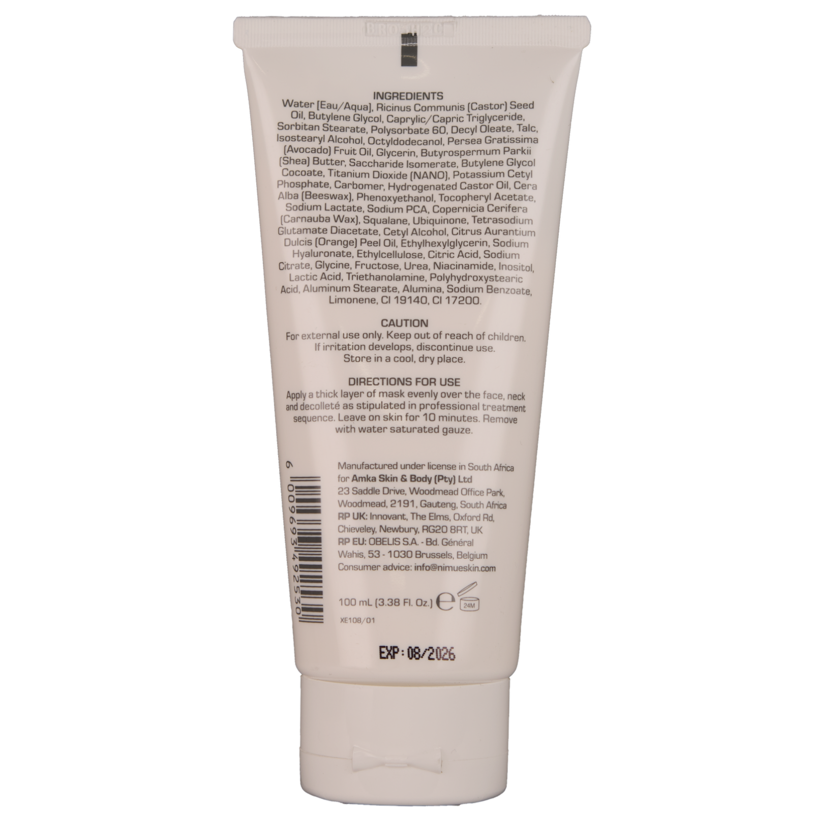 Nimue Professional Super Feuchtigkeitsspendende Maske 100 ml