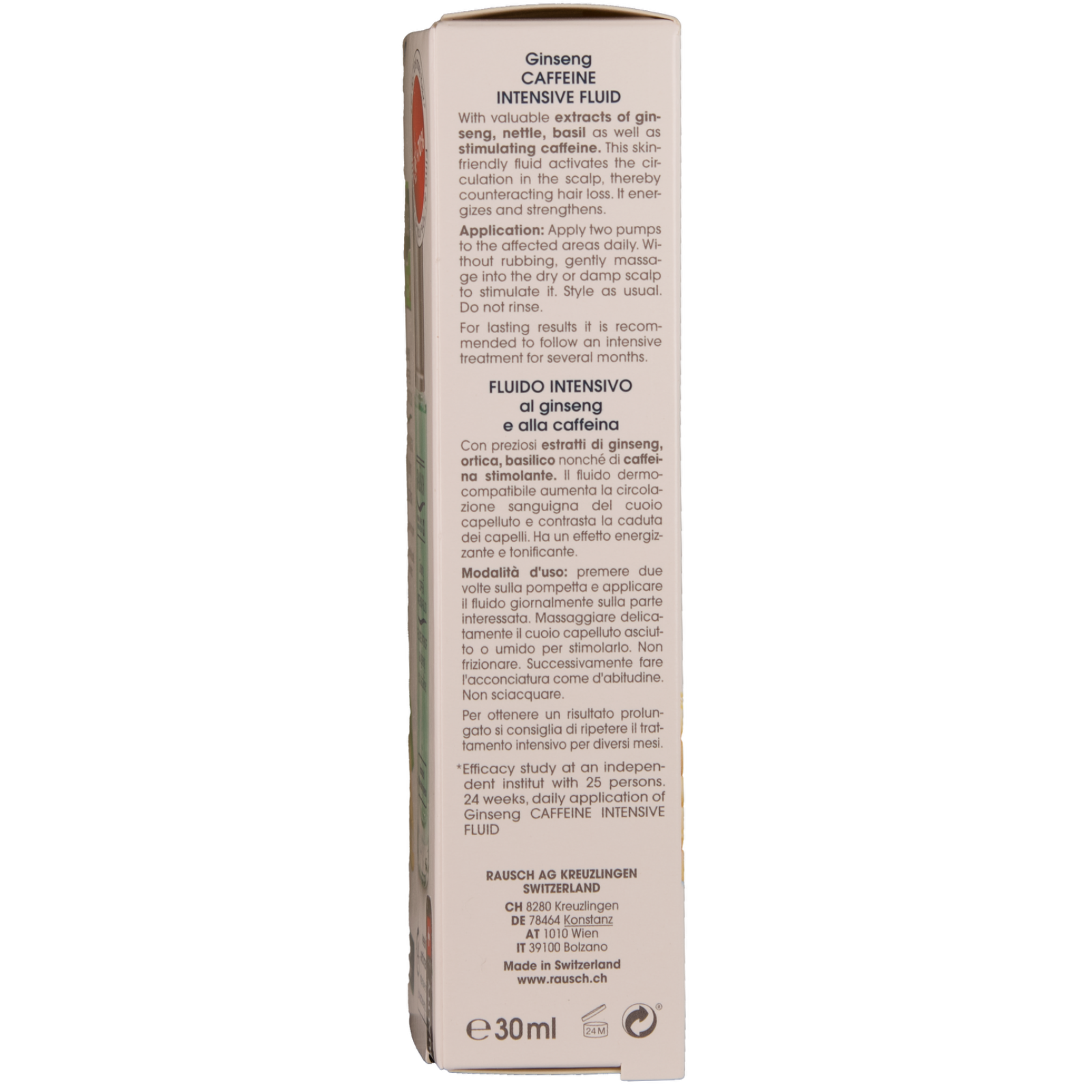 Rausch Ginseng Koffein Intensiv-Flüssigkeit 30ml