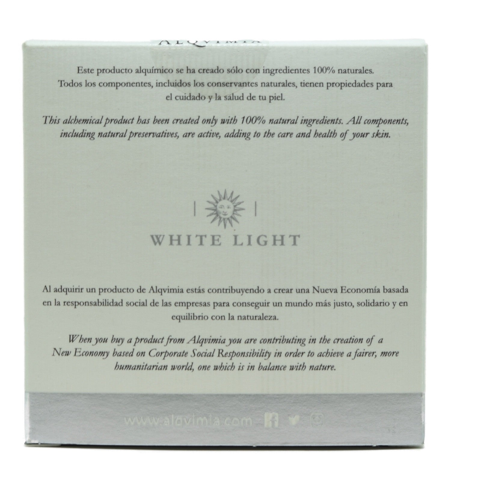 Alqvimia White Light Cream 50ml – Aufhellende & regenerierende Gesichtscreme