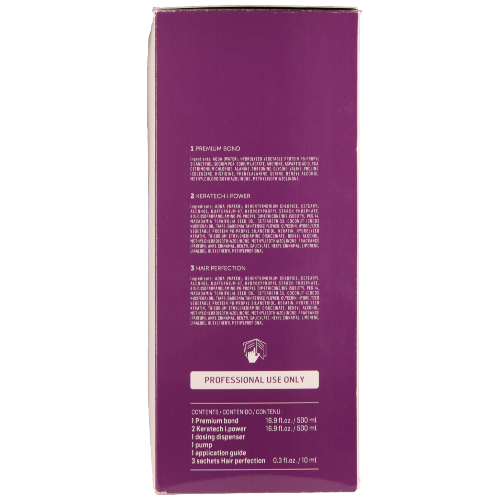 Lakme I.Plex Haarreparaturset 500 ml + Keratech I.Power 500 ml + Haarperfektionierung 3 x 10 ml