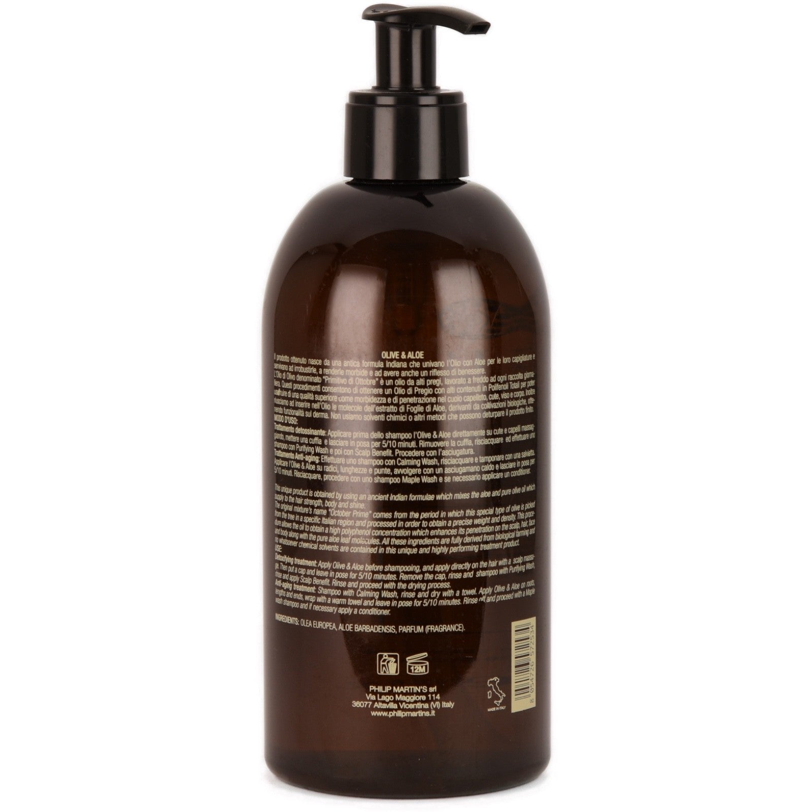 Philip Martins Oliven- und Aloe-Öl 500 ml