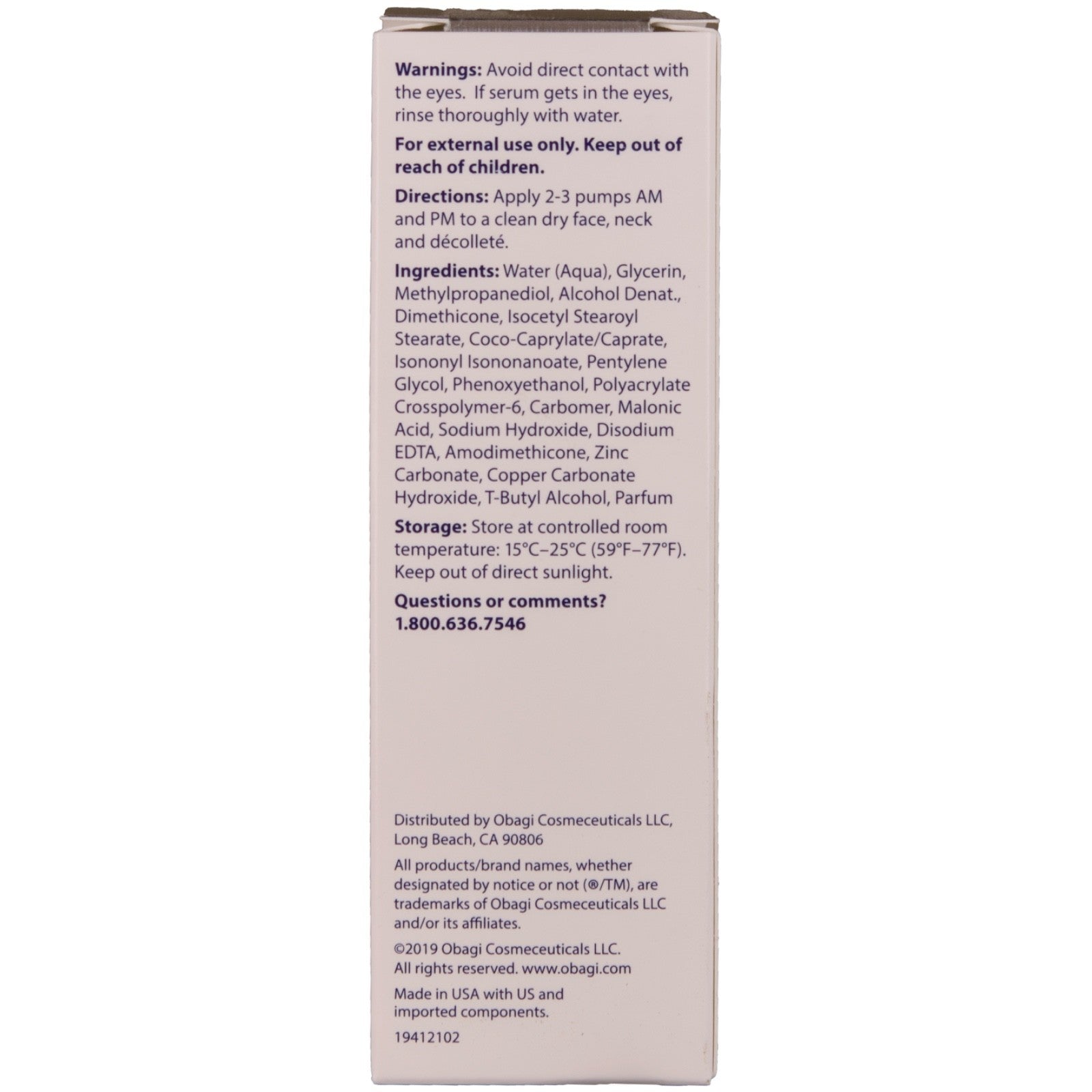 Obagi ELASTIderm Gesichtsserum 30 ml