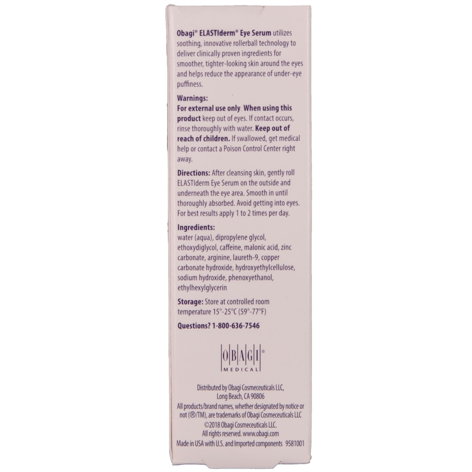 Obagi ELASTIderm Eye Serum 14ml – Straffendes Augenserum