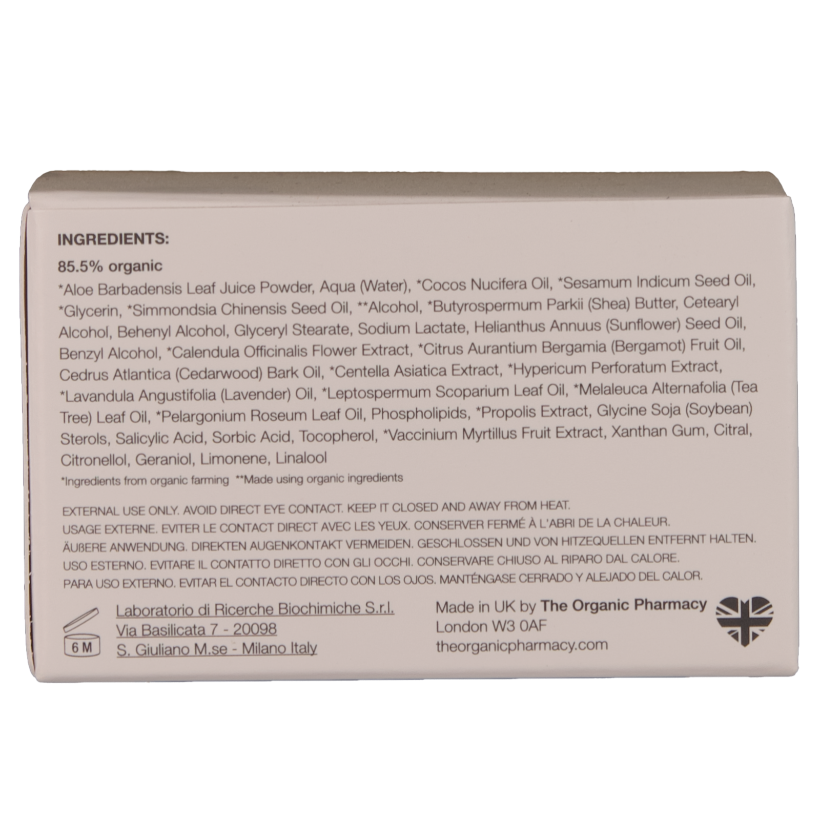 The Organic Pharmacy Manuka Gesichtscreme 50ml