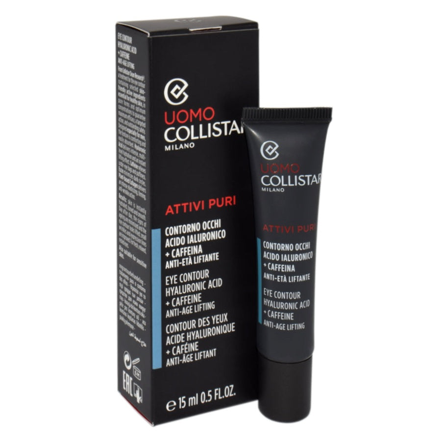 Collistar Man Attivi Puri Eye Contour Hyaluronic Acid + Caffein 15ml