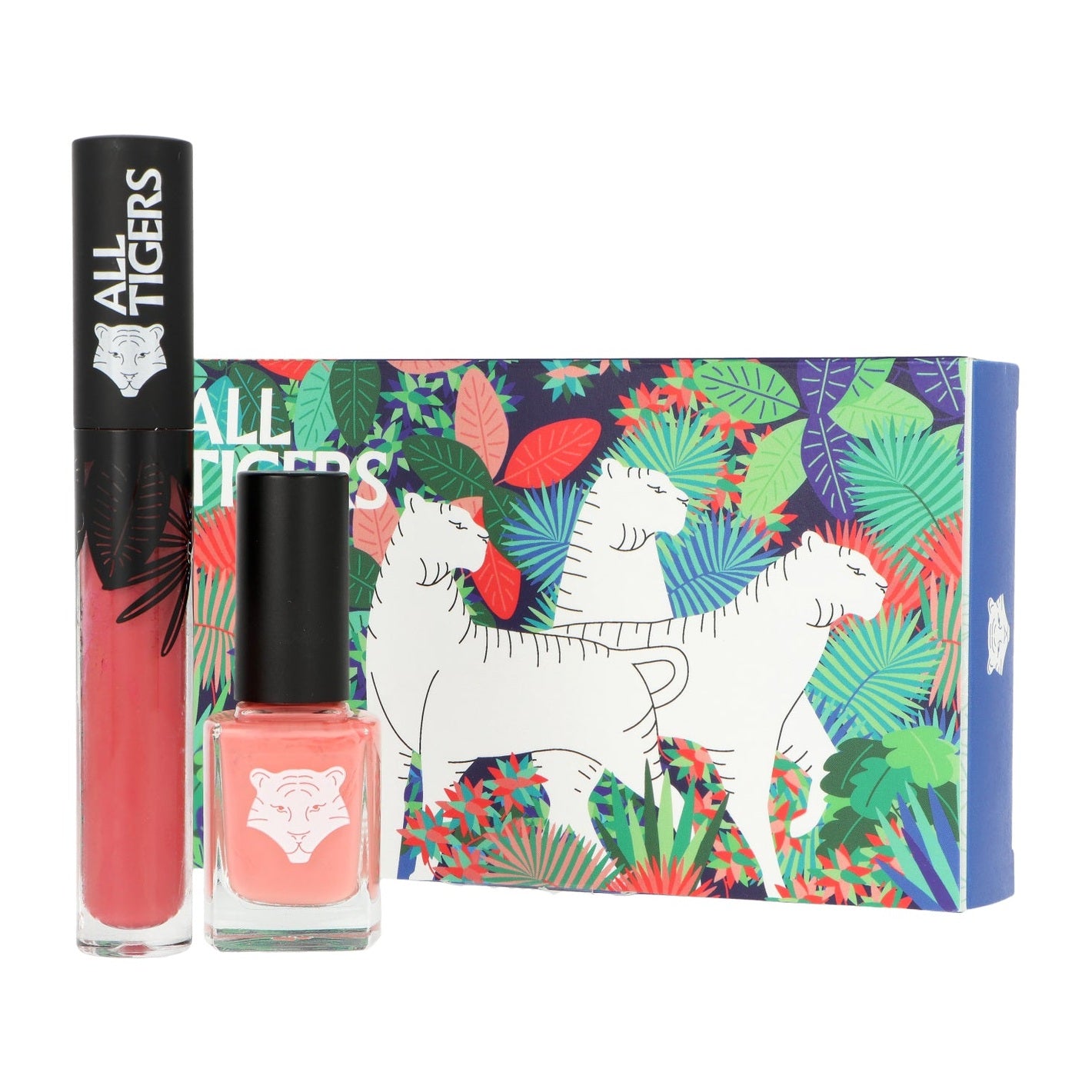 Set All Tigers Natural & Vegan Lips & Nails Lipstick 683 Make Your Mark 8ml + Nail Polish 193 Take Your Chance 11ml