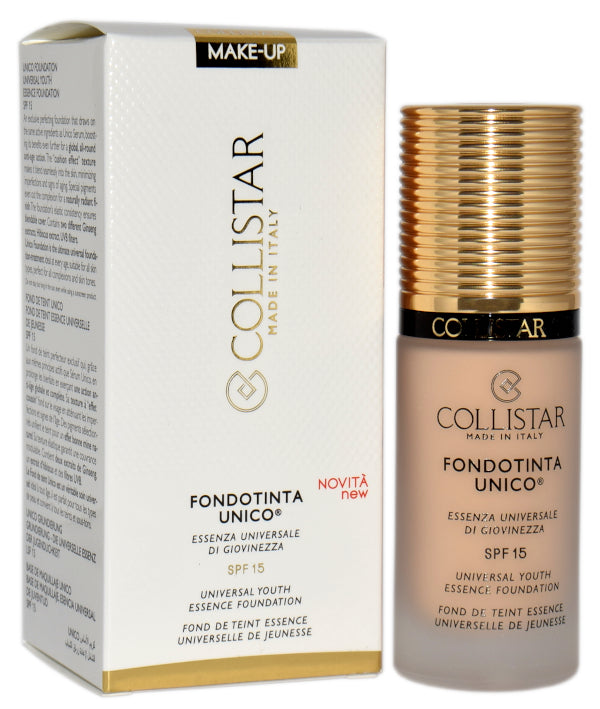 Collistar Unique Foundation Universal Essence Of Youth Spf 15 NÂ° 1N Ivory