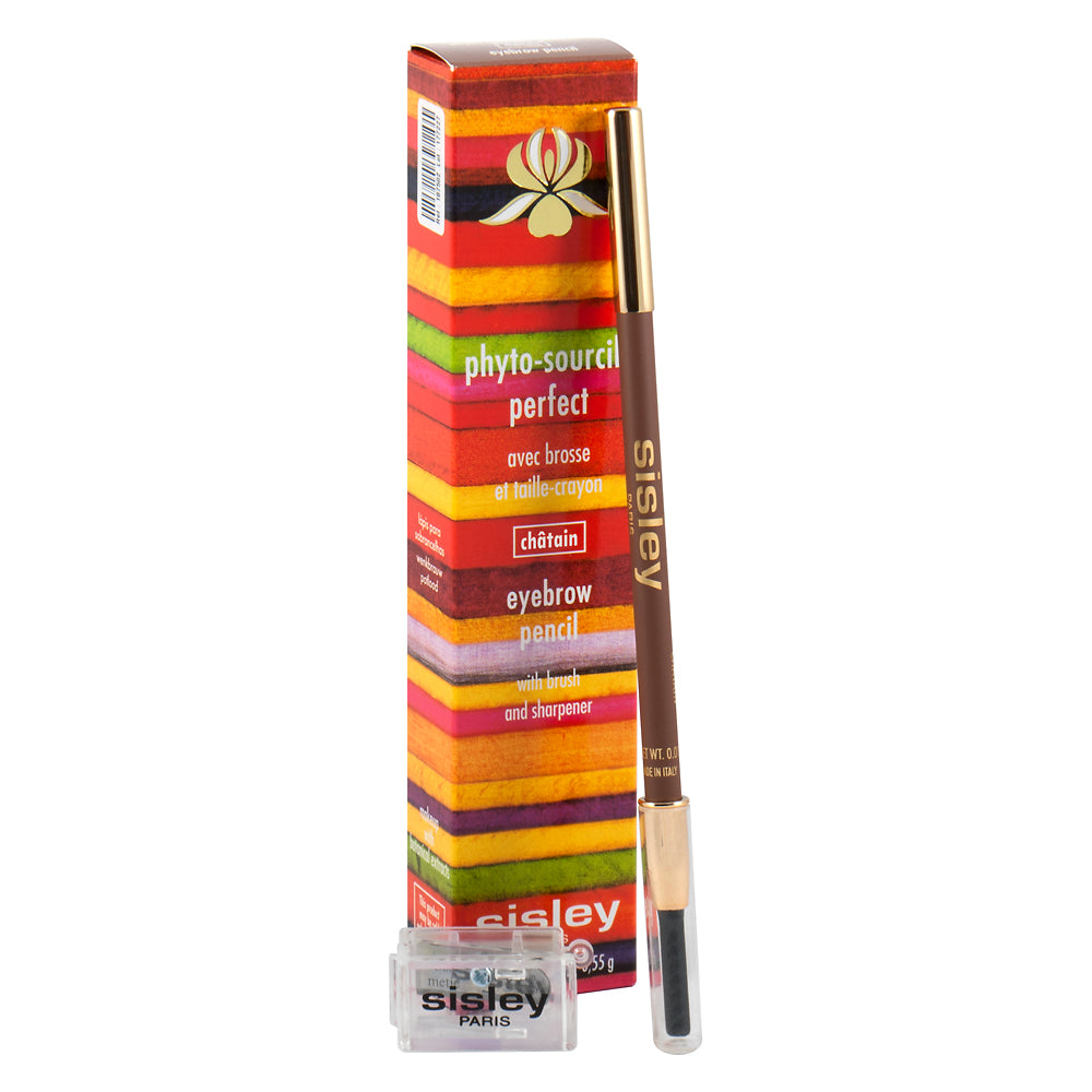 Sisley Phyto-Sourcils Perfect Augenbrauenstift mit Bürste und Spitzer 2 Chatain 0,55g